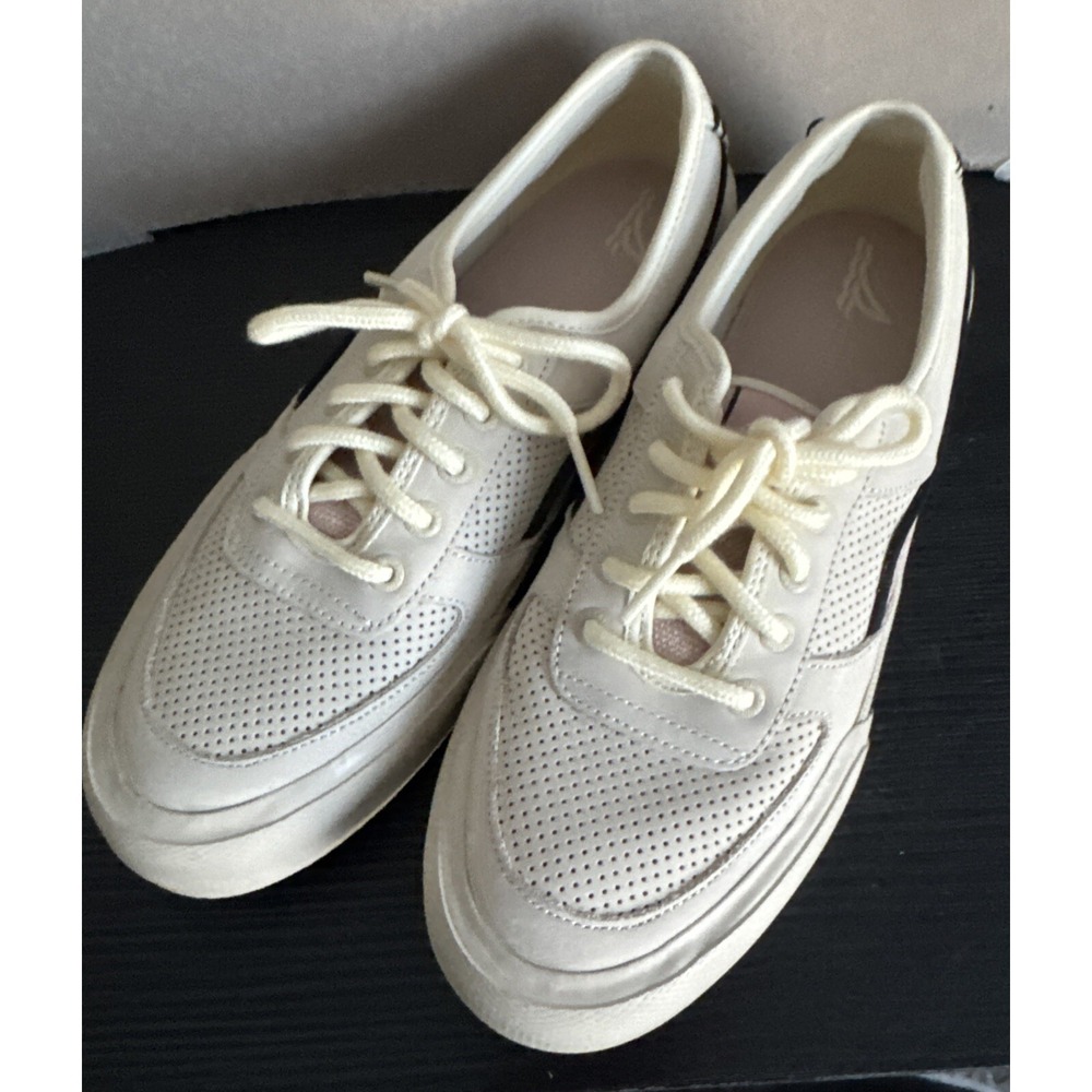 Sperry Top-Sider Soletide Lace-Up Sneaker White / Gold STS86634 Women's 8.5